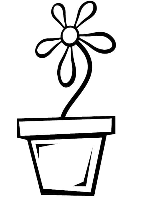 Free printable Flower Pot coloring page #221267 from Objects collection Free printable Flower Pot coloring page #221267 from Objects collection