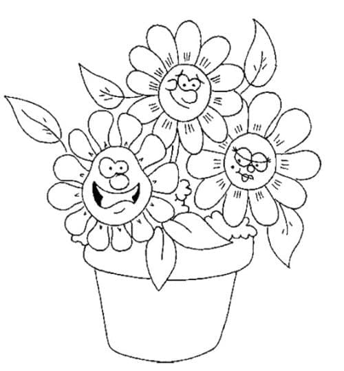 Free printable Flower Pot coloring page #221274 from Objects collection Free printable Flower Pot coloring page #221274 from Objects collection