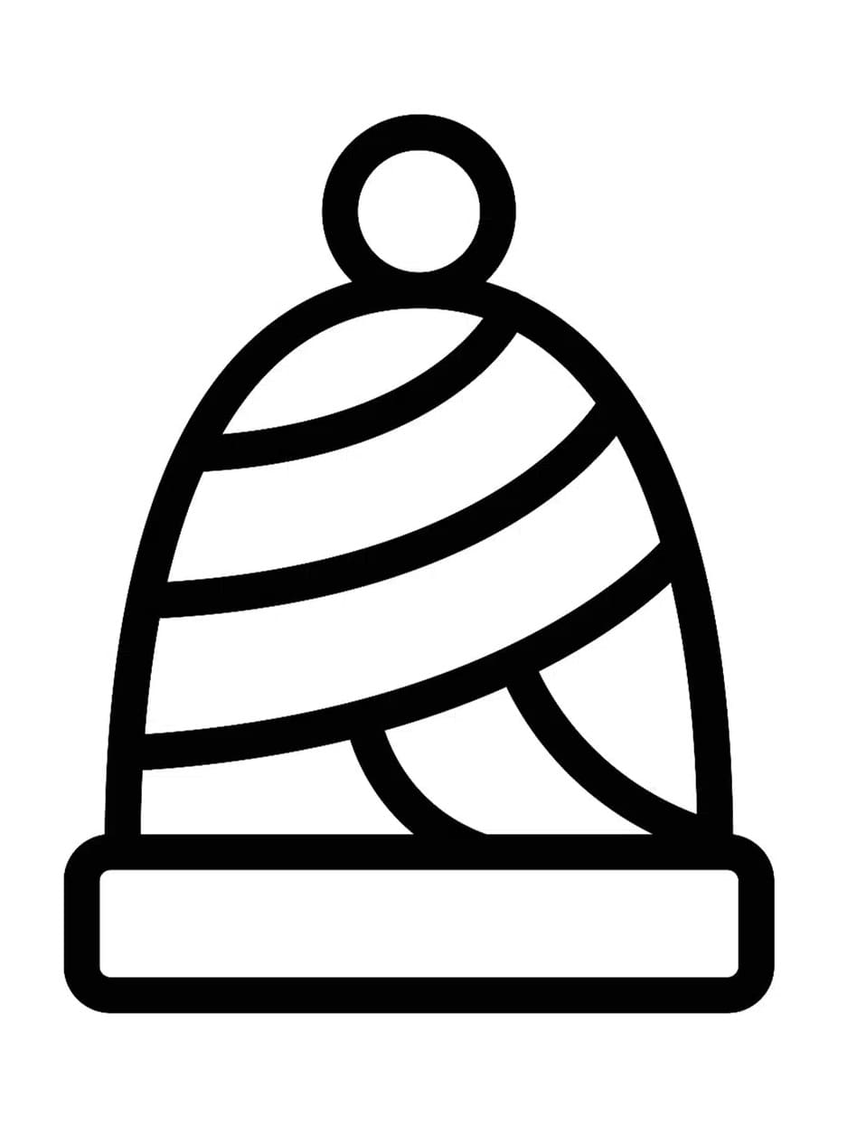 Free printable Hat coloring page #216152 from Objects collection Free printable Hat coloring page #216152 from Objects collection
