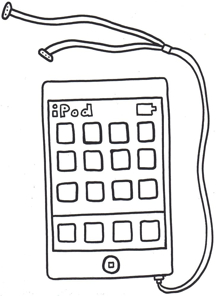 Free printable iPhone and iPad coloring page #191794 from Objects collection
