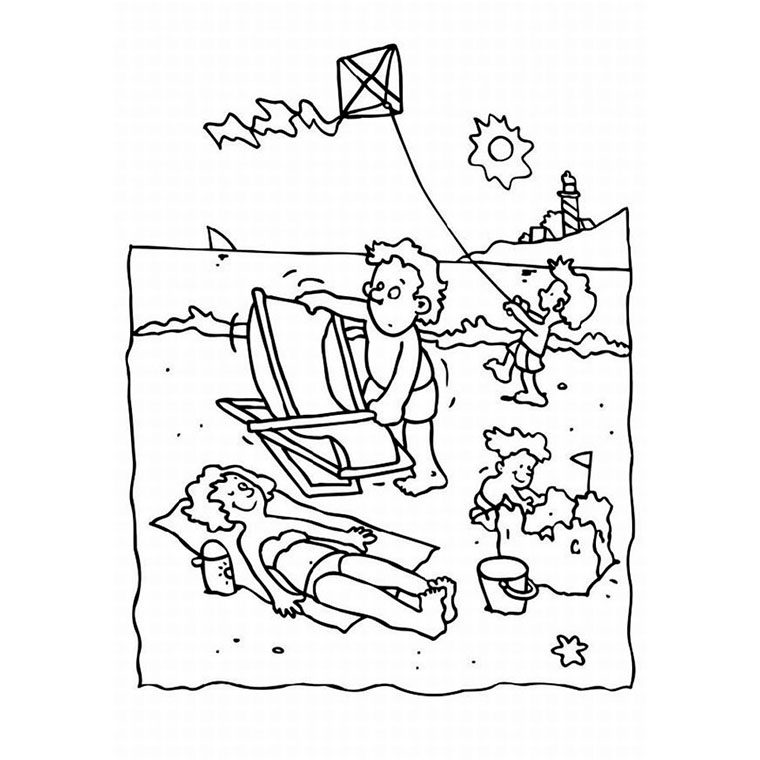 Coloring page: Kite (Objects) #168359 - Free Printable Coloring Pages