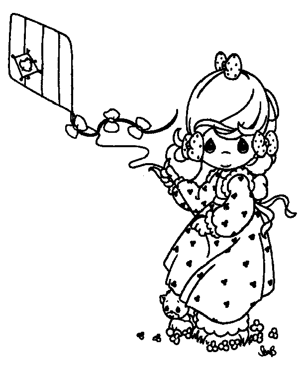 Coloring page: Kite (Objects) #168380 - Free Printable Coloring Pages