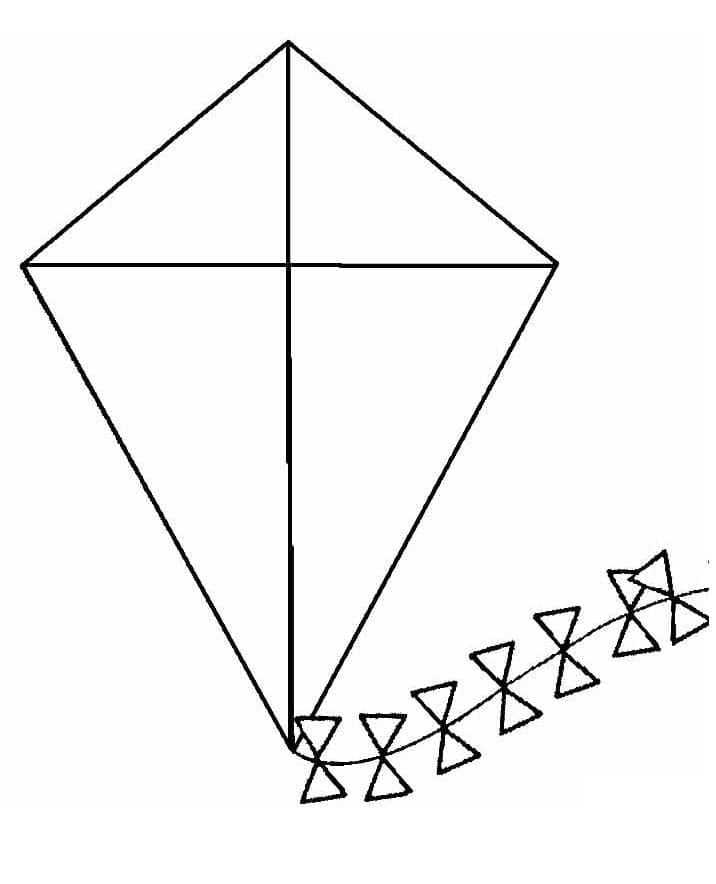 Free printable Kite coloring page #207267 from Objects collection