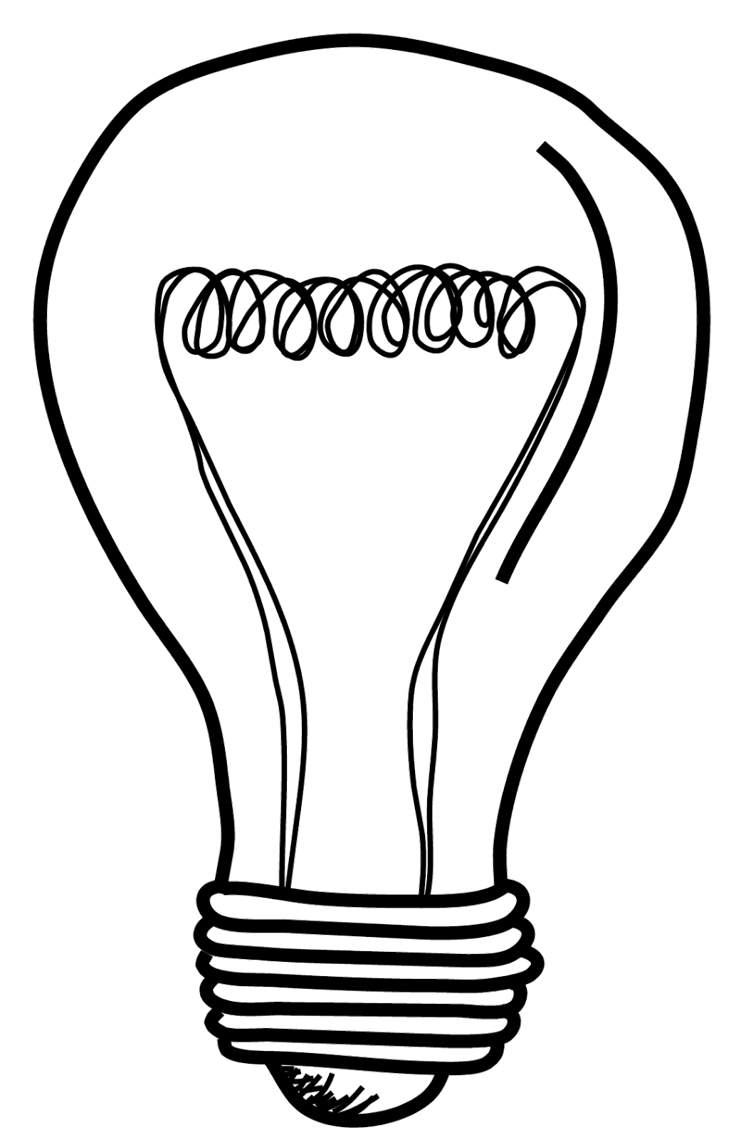 Coloring page: Light bulb (Objects) #119411 - Free Printable Coloring Pages