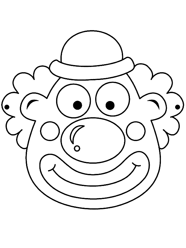 Coloring page: Mask (Objects) #120491 - Free Printable Coloring Pages