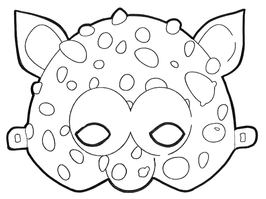 Coloring page: Mask (Objects) #120504 - Free Printable Coloring Pages