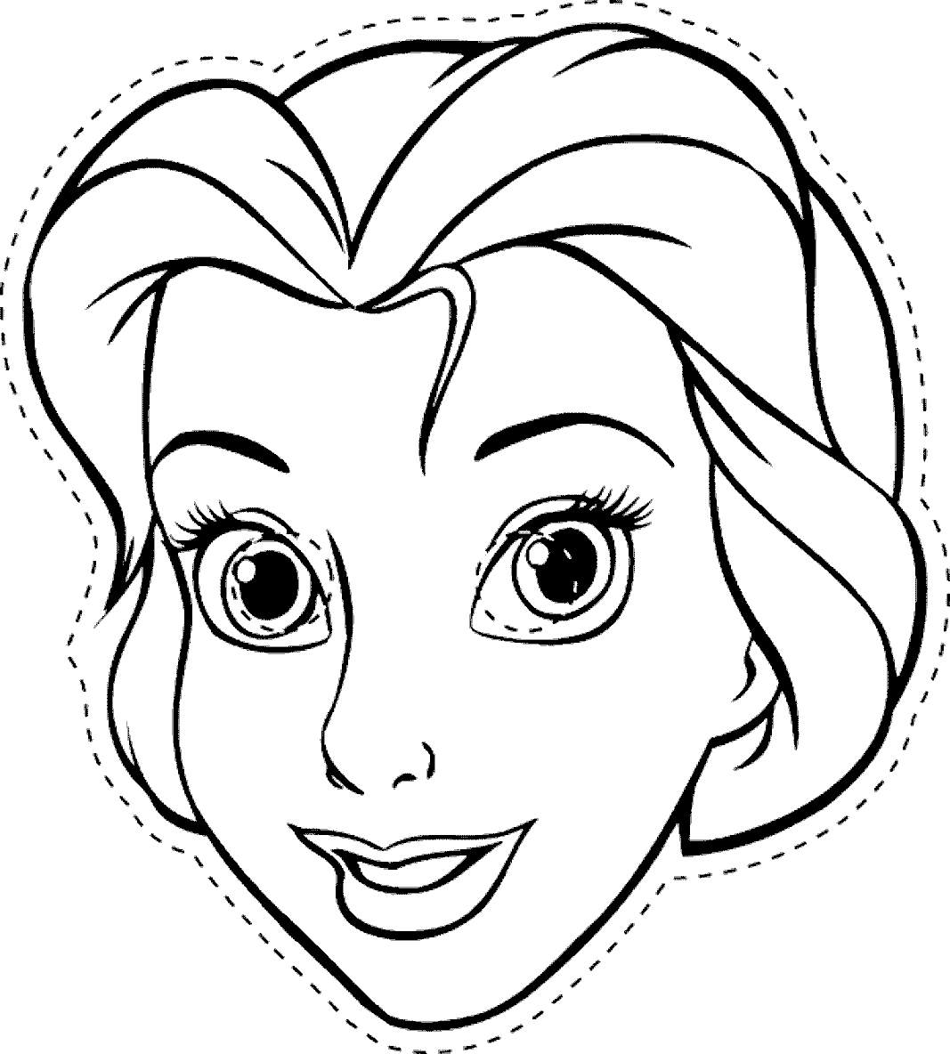 Coloring page: Mask (Objects) #120517 - Free Printable Coloring Pages