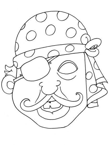 Coloring page: Mask (Objects) #120543 - Free Printable Coloring Pages