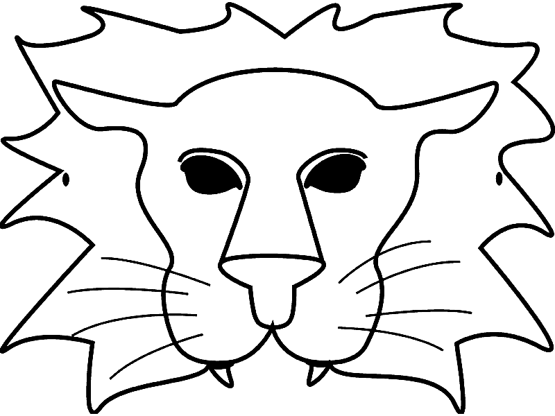 Coloring page: Mask (Objects) #120547 - Free Printable Coloring Pages