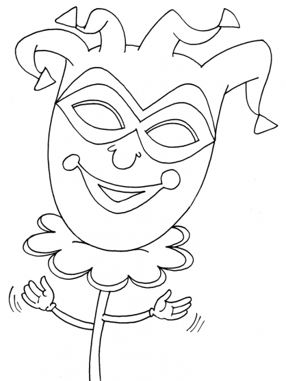 Coloring page: Mask (Objects) #120549 - Free Printable Coloring Pages