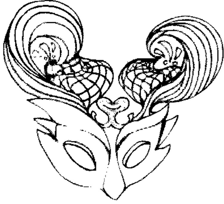 Coloring page: Mask (Objects) #120568 - Free Printable Coloring Pages