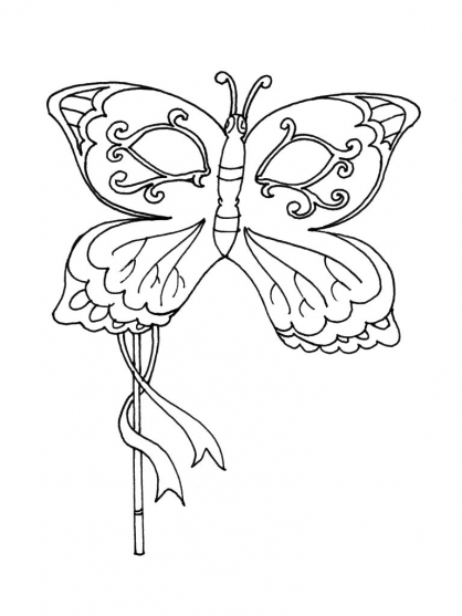 Coloring page: Mask (Objects) #120575 - Free Printable Coloring Pages