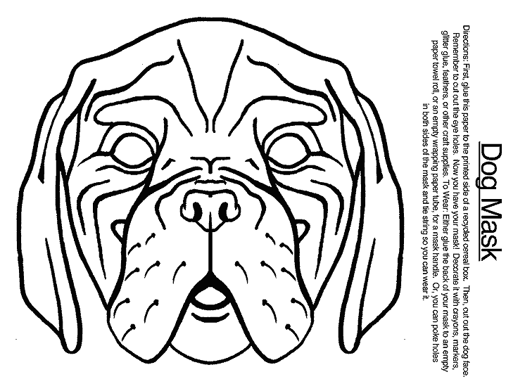 Coloring page: Mask (Objects) #120604 - Free Printable Coloring Pages