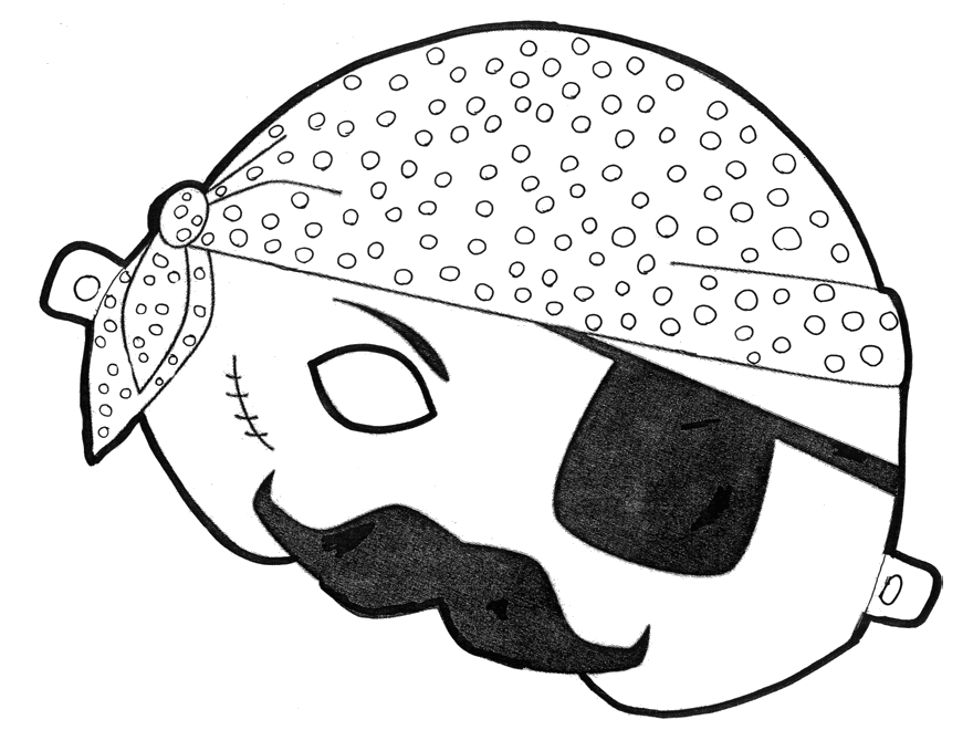 Coloring page: Mask (Objects) #120620 - Free Printable Coloring Pages