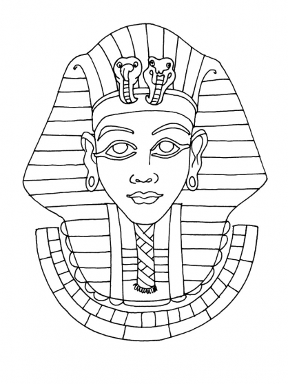 Coloring page: Mask (Objects) #120624 - Free Printable Coloring Pages