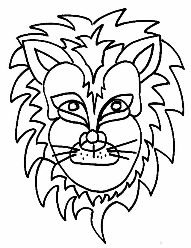 Coloring page: Mask (Objects) #120628 - Free Printable Coloring Pages