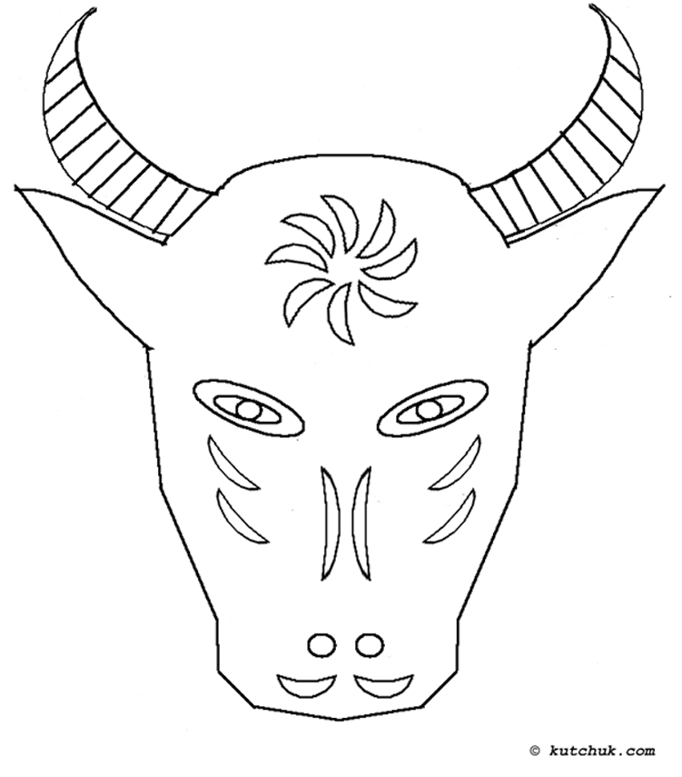 Coloring page: Mask (Objects) #120632 - Free Printable Coloring Pages