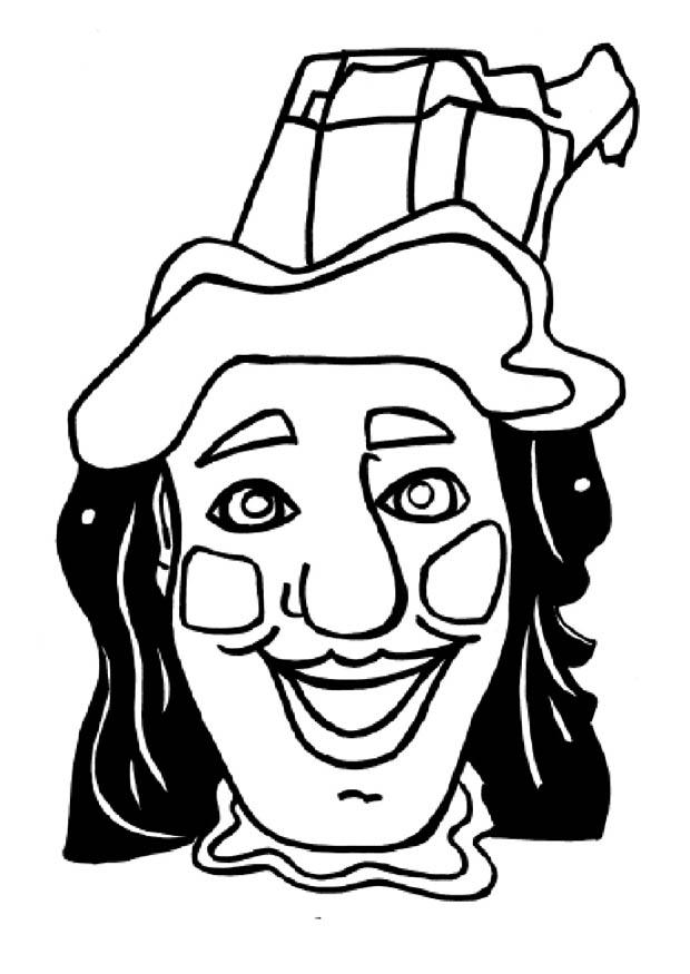 Coloring page: Mask (Objects) #120636 - Free Printable Coloring Pages