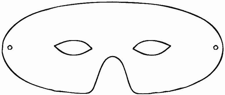 Coloring page: Mask (Objects) #120638 - Free Printable Coloring Pages
