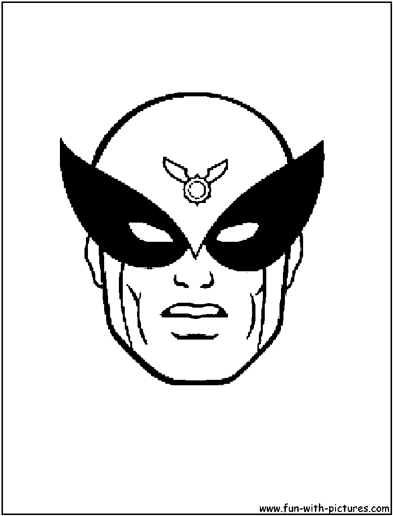 Coloring page: Mask (Objects) #120653 - Free Printable Coloring Pages