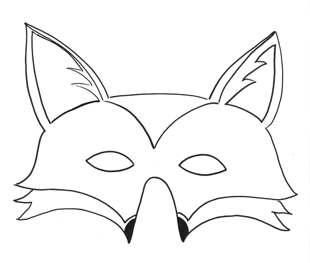 Coloring page: Mask (Objects) #120662 - Free Printable Coloring Pages