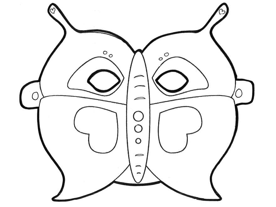 Coloring page: Mask (Objects) #120676 - Free Printable Coloring Pages