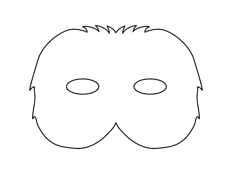 Coloring page: Mask (Objects) #120697 - Free Printable Coloring Pages