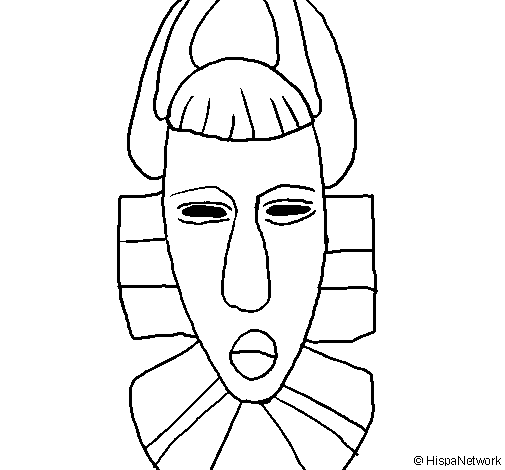 Coloring page: Mask (Objects) #120724 - Free Printable Coloring Pages