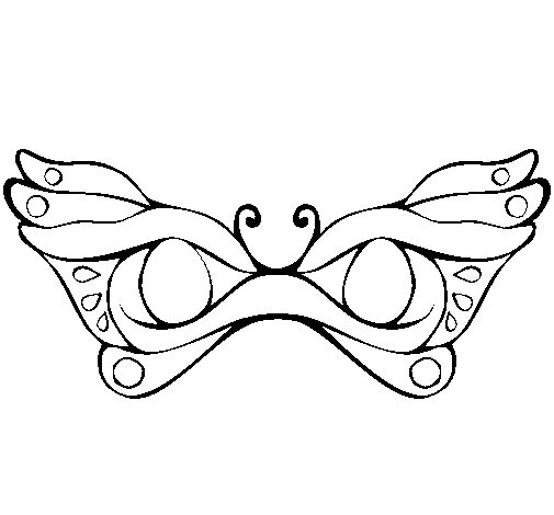 Coloring page: Mask (Objects) #120766 - Free Printable Coloring Pages