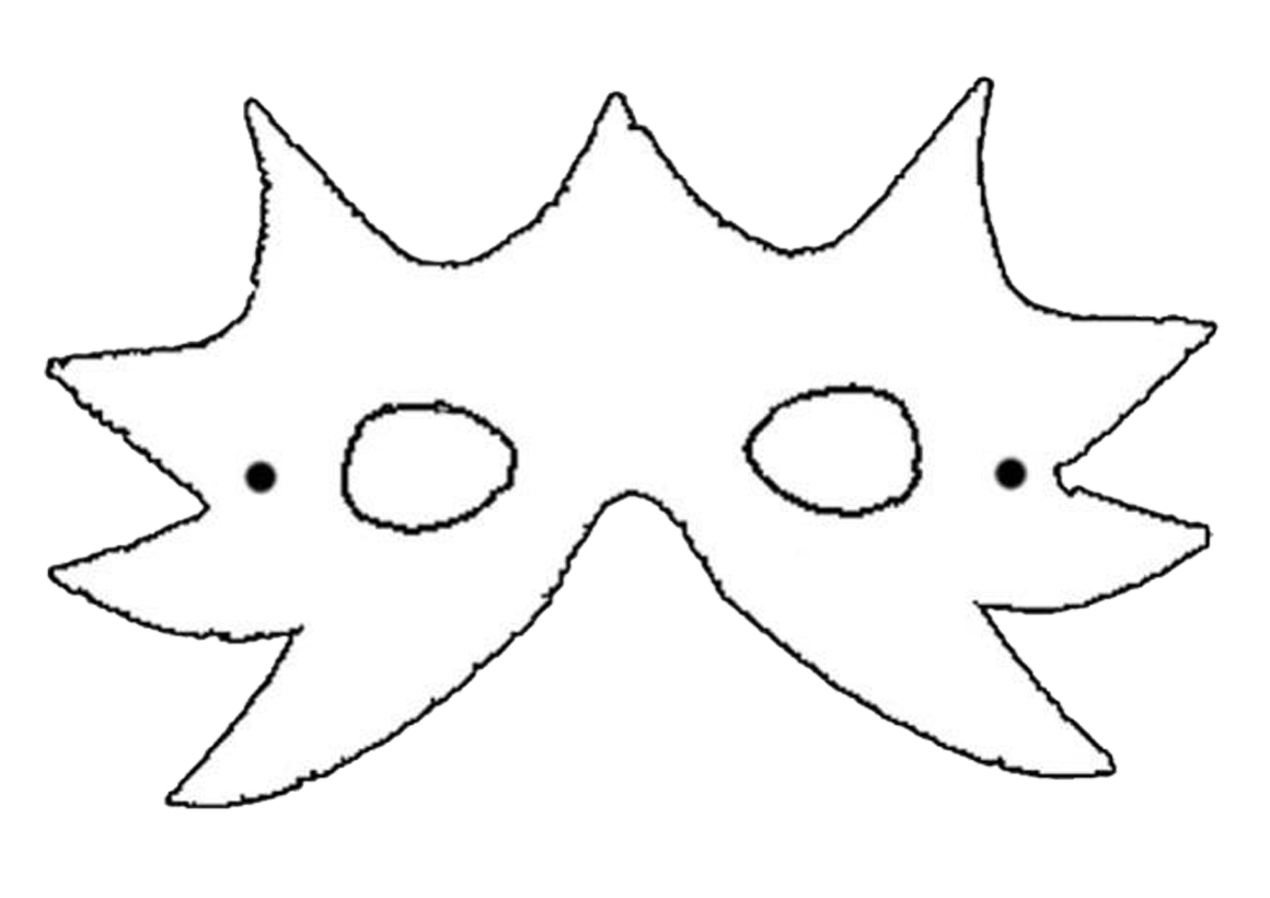 Coloring page: Mask (Objects) #120775 - Free Printable Coloring Pages