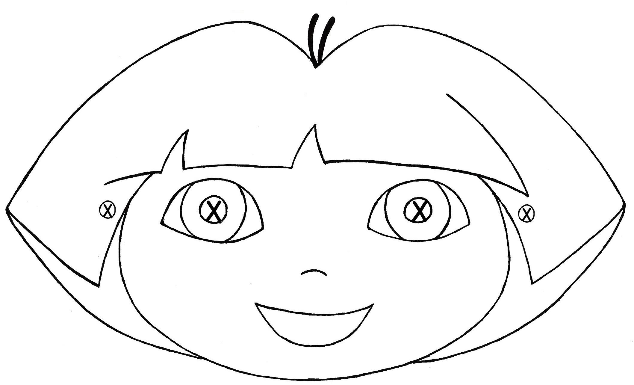 Coloring page: Mask (Objects) #120784 - Free Printable Coloring Pages