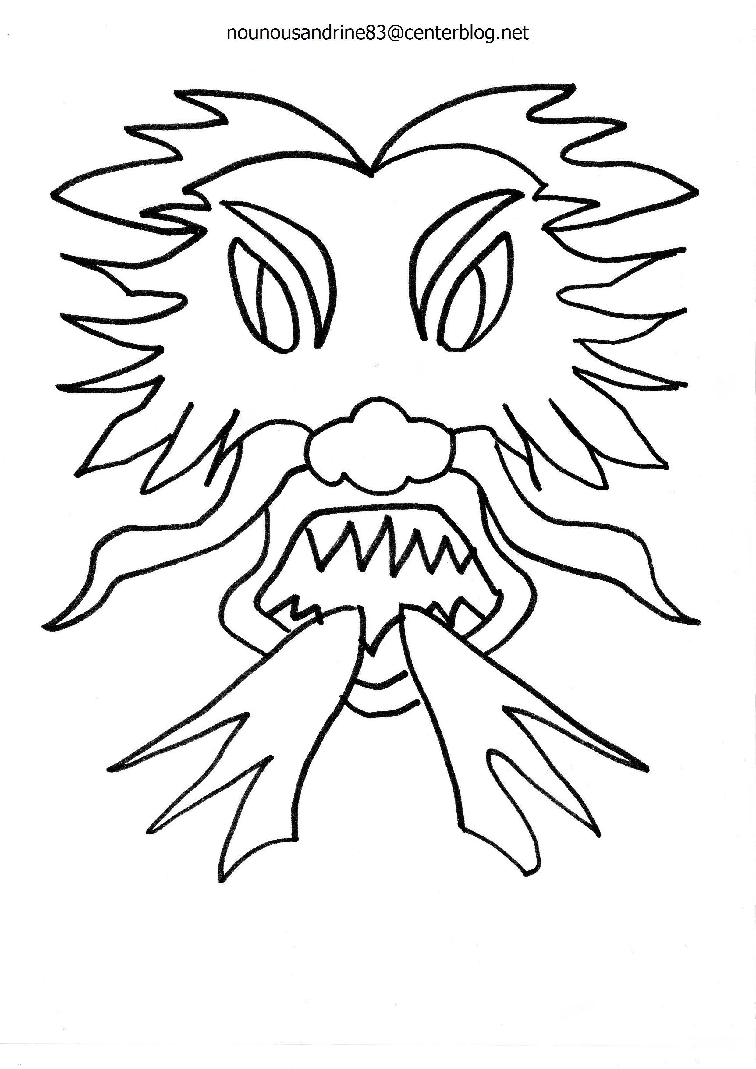 Coloring page: Mask (Objects) #120796 - Free Printable Coloring Pages