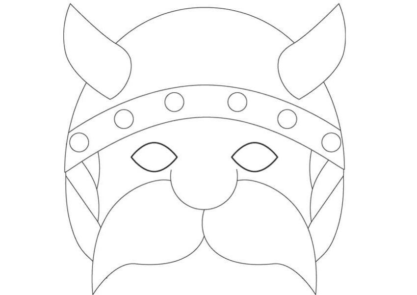 Coloring page: Mask (Objects) #120855 - Free Printable Coloring Pages