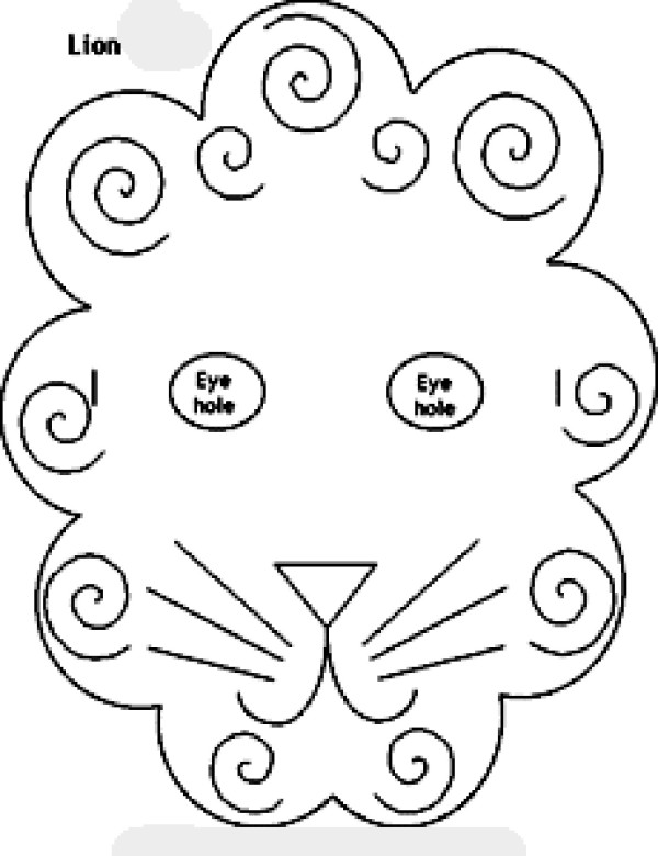 Coloring page: Mask (Objects) #120888 - Free Printable Coloring Pages