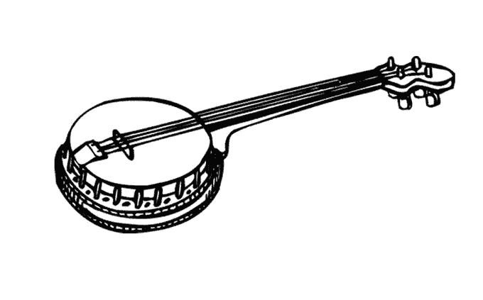 Coloring page: Musical instruments (Objects) #167155 - Free Printable Coloring Pages
