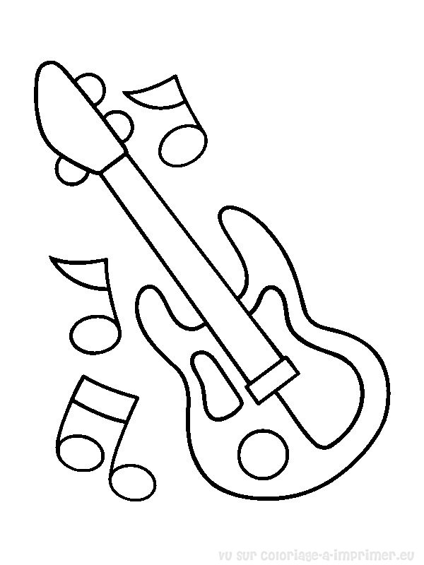 Drawing Musical instruments #167167 (Objects) – Printable coloring pages