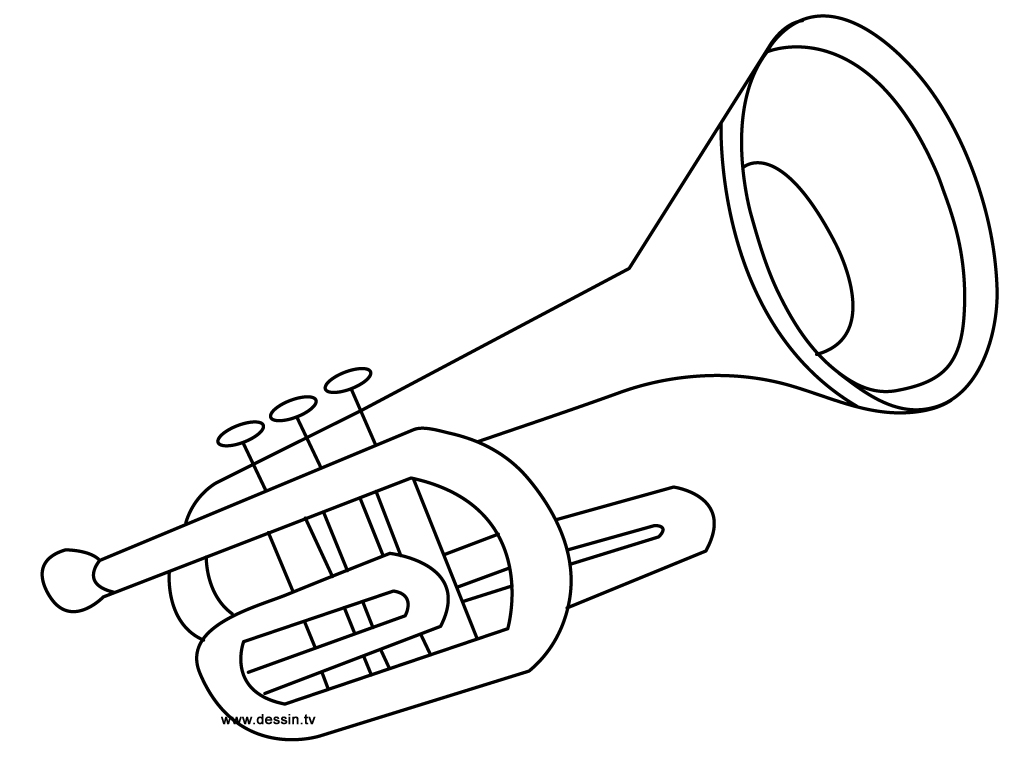 Drawing Musical instruments #167168 (Objects) – Printable coloring pages