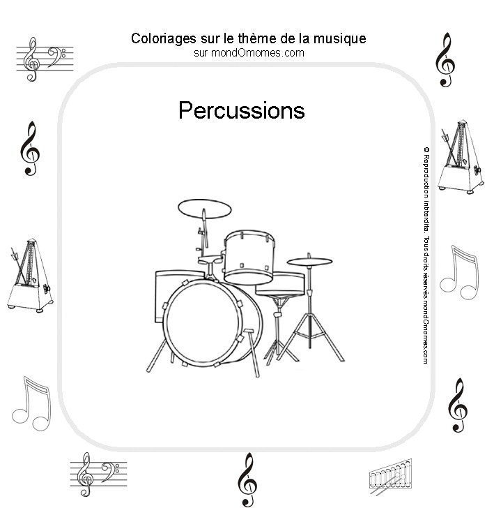 Coloring page: Musical instruments (Objects) #167191 - Free Printable Coloring Pages