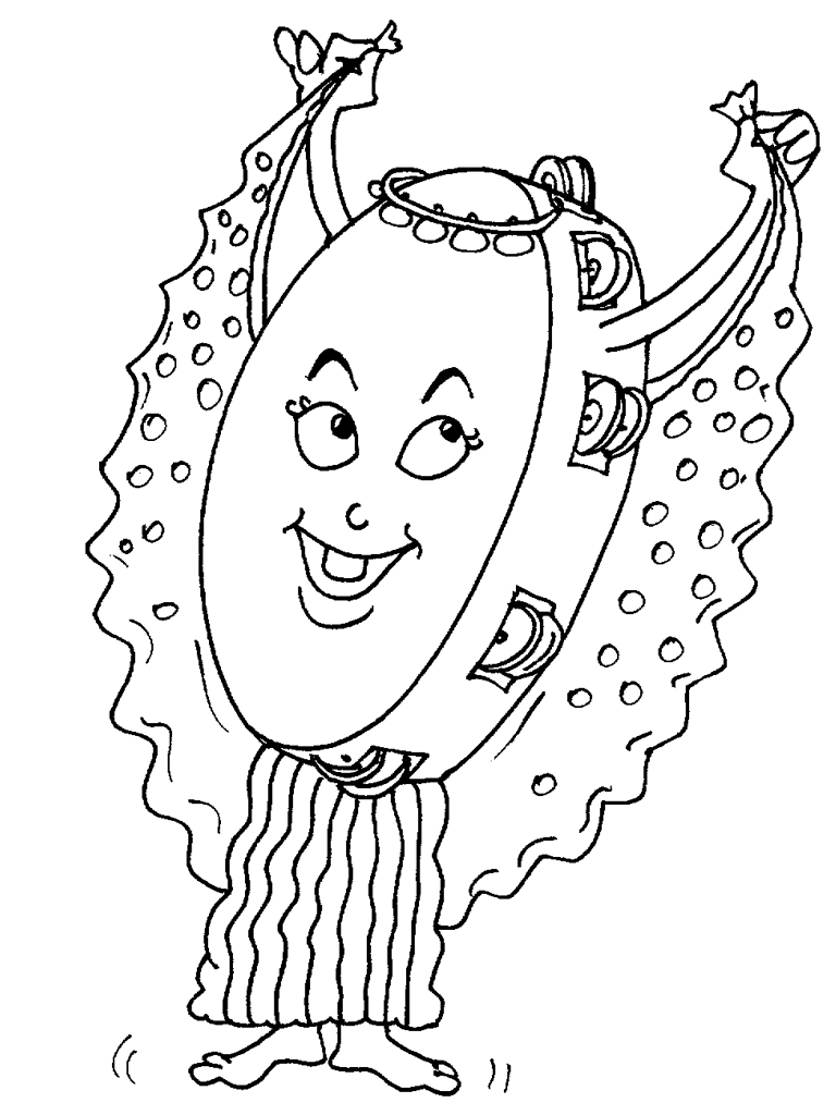 Coloring page: Musical instruments (Objects) #167223 - Free Printable Coloring Pages