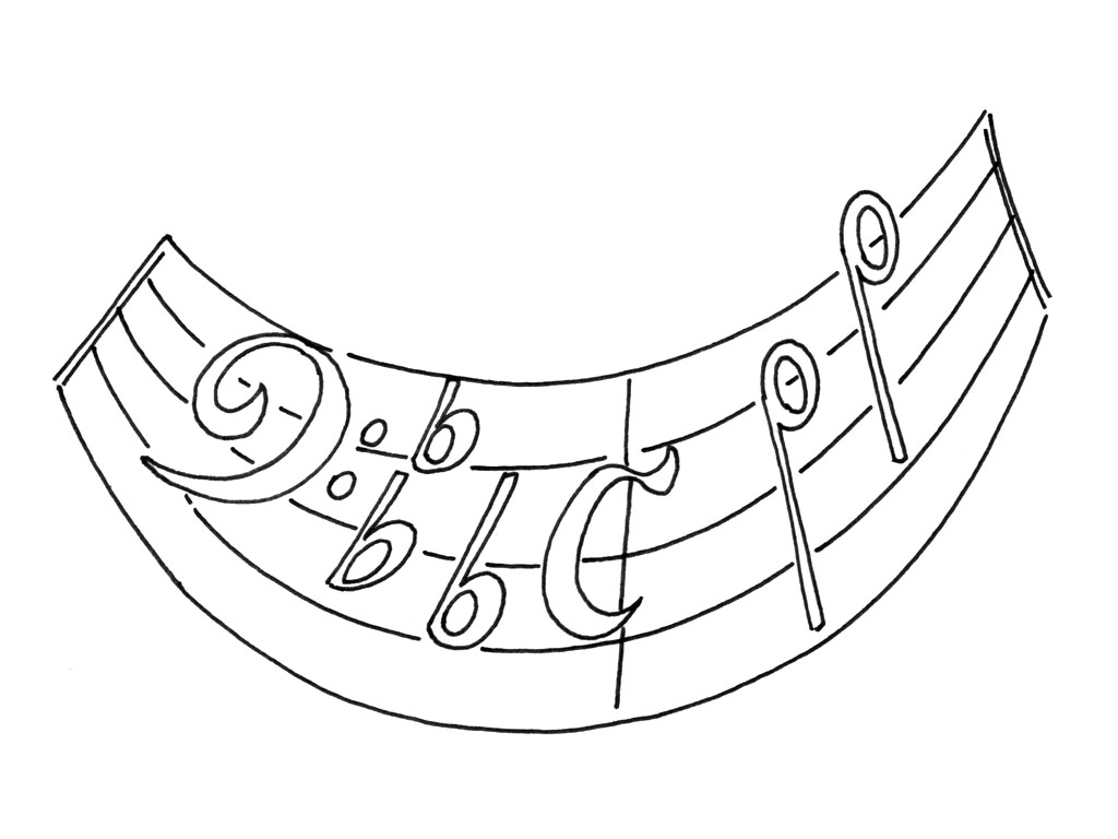 Drawing Musical instruments #167326 (Objects) – Printable coloring pages
