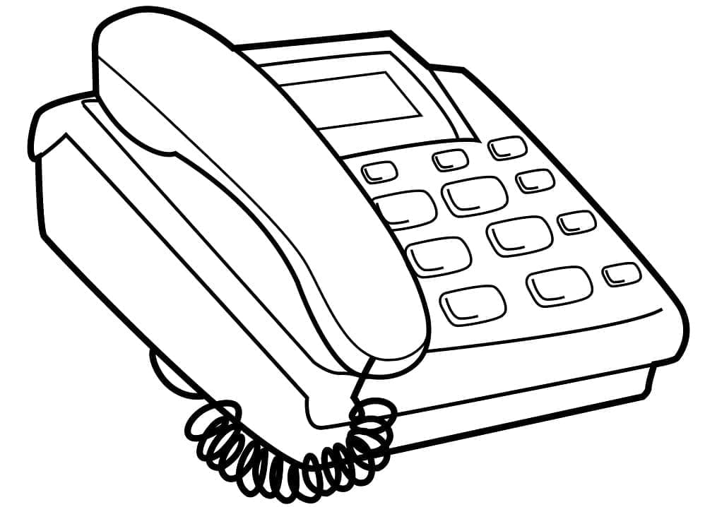 Free printable Phone coloring page #192606 from Objects collection Free printable Phone coloring page #192606 from Objects collection