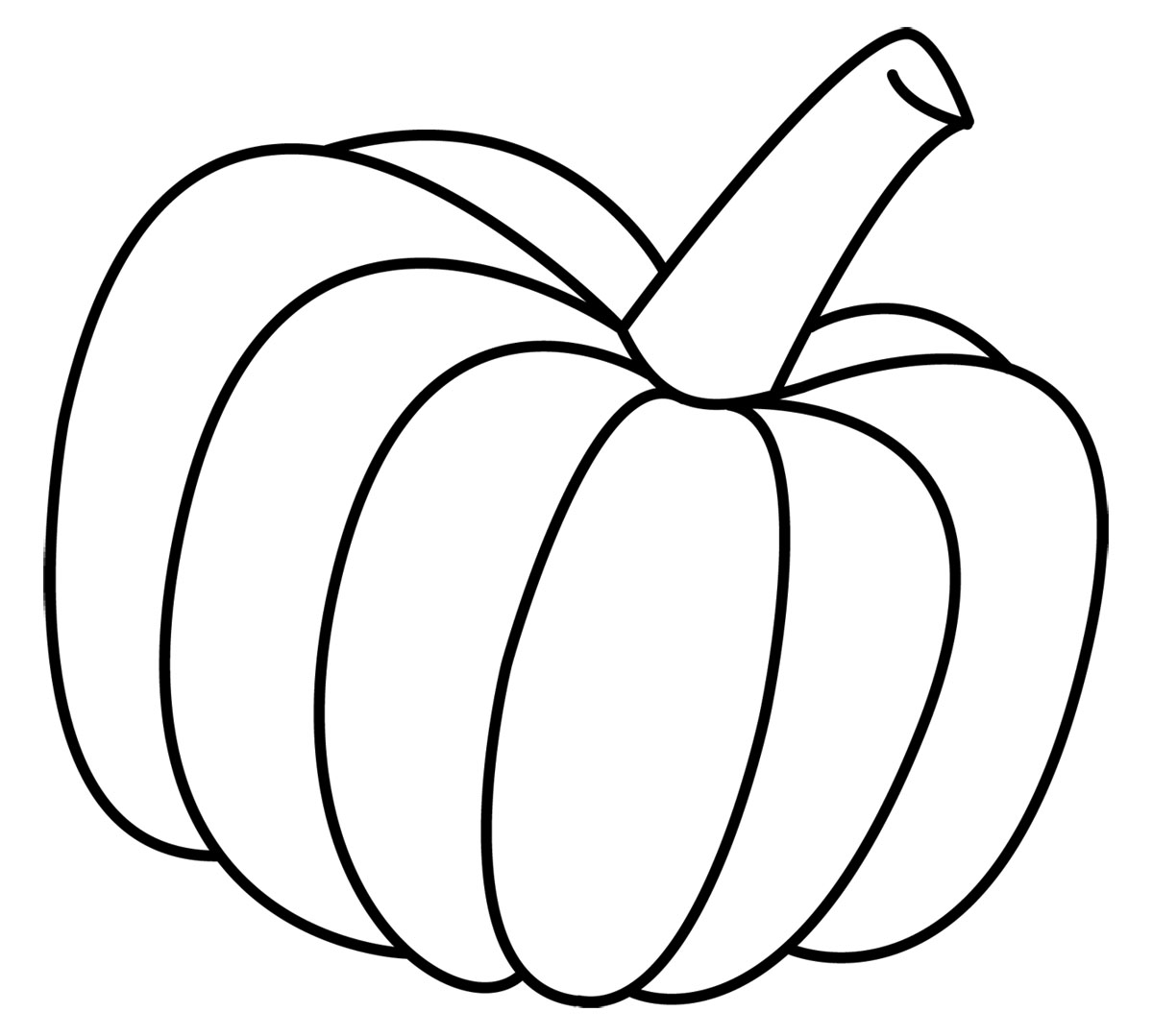 Coloring page: Pumpkin (Objects) #166821 - Free Printable Coloring Pages
