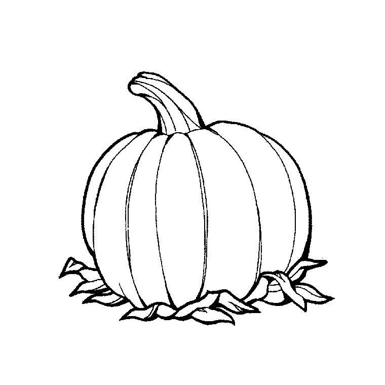 Coloring page: Pumpkin (Objects) #166822 - Free Printable Coloring Pages