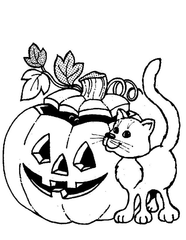 Coloring page: Pumpkin (Objects) #166829 - Free Printable Coloring Pages