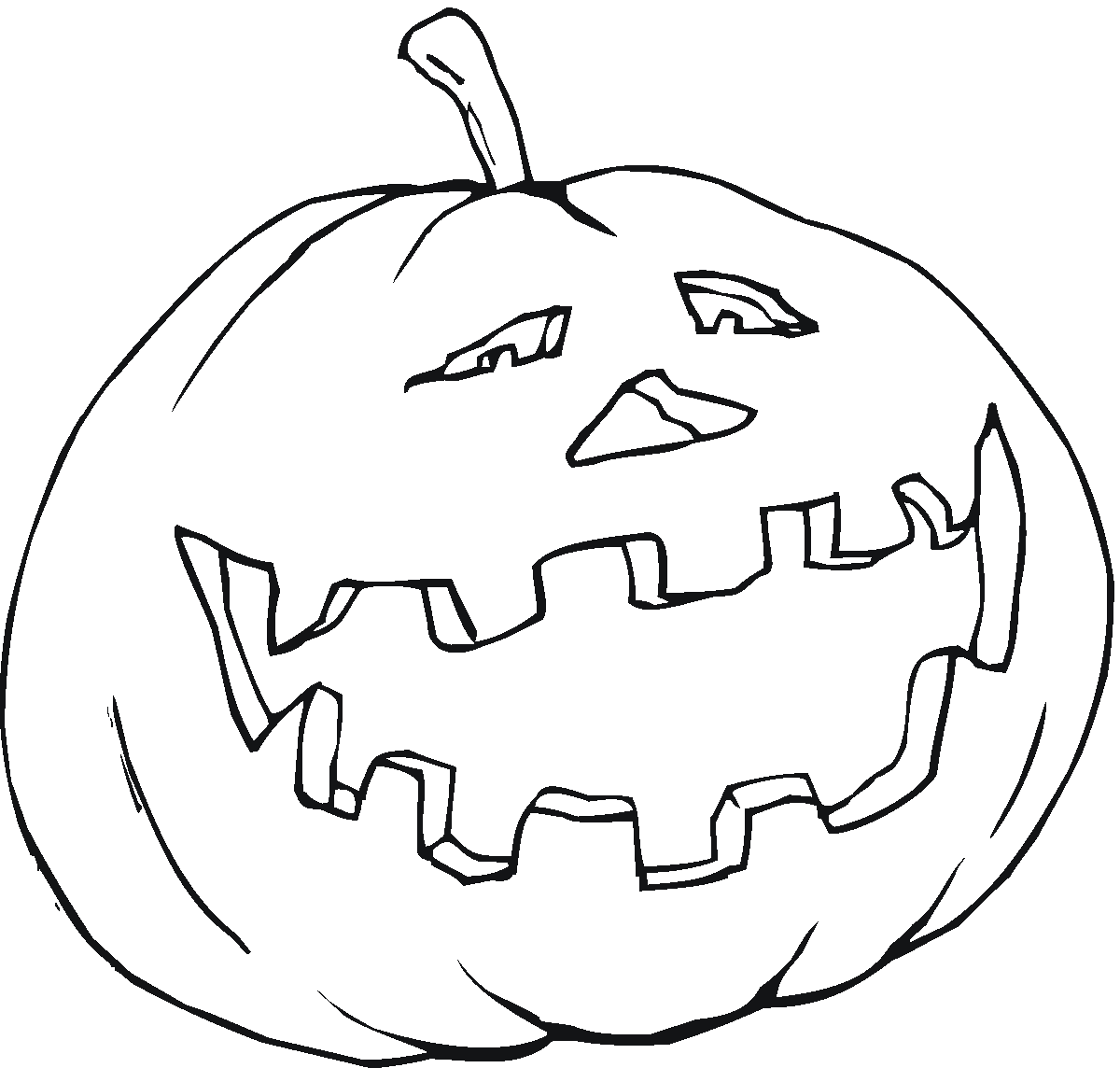 Coloring page: Pumpkin (Objects) #166836 - Free Printable Coloring Pages