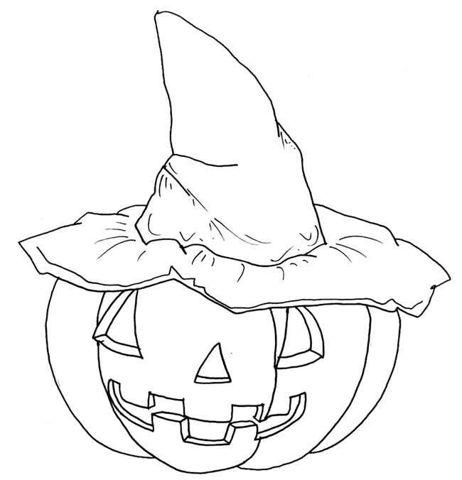 Coloring page: Pumpkin (Objects) #166842 - Free Printable Coloring Pages