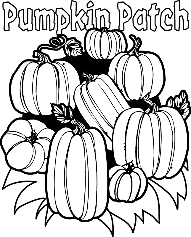 Coloring page: Pumpkin (Objects) #166845 - Free Printable Coloring Pages