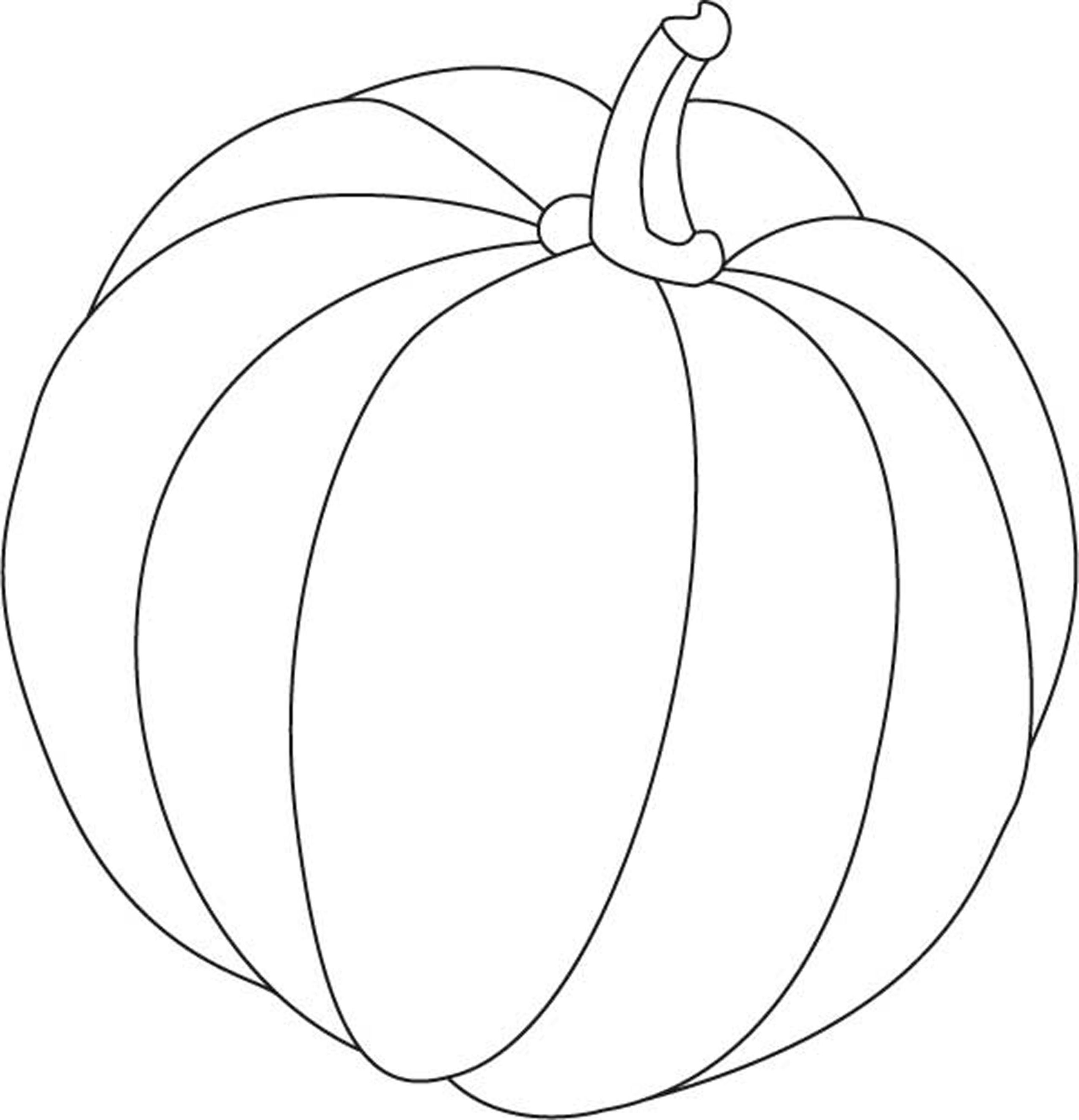Coloring page: Pumpkin (Objects) #166850 - Free Printable Coloring Pages