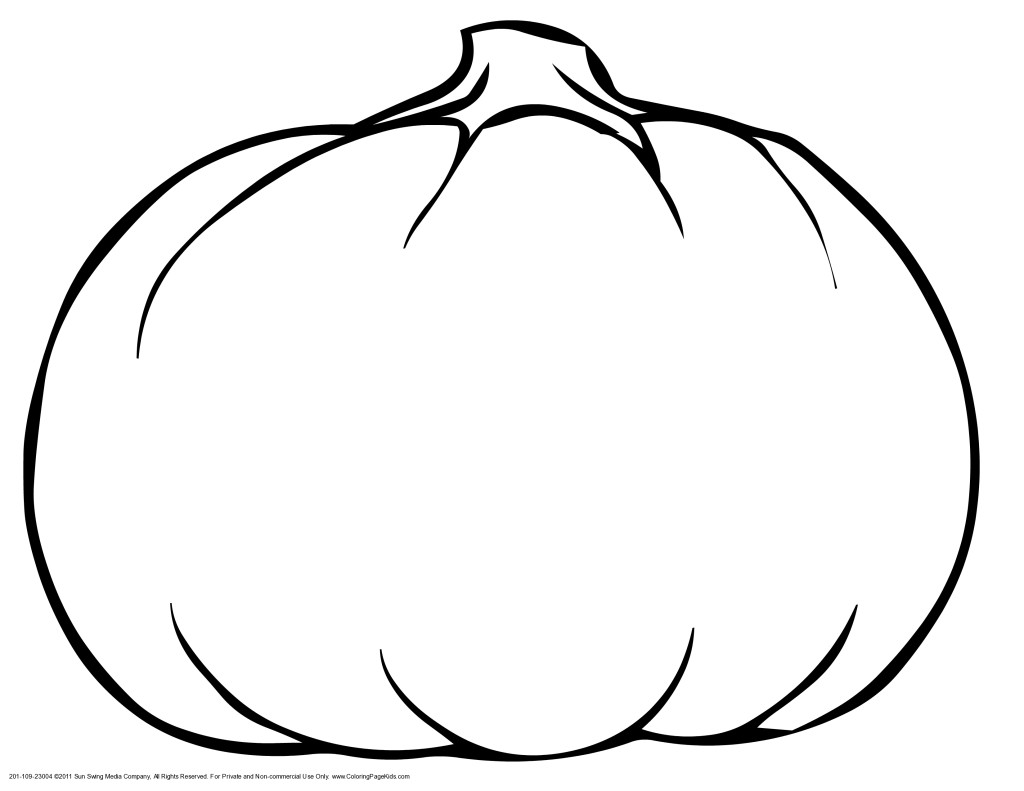 Coloring page: Pumpkin (Objects) #166851 - Free Printable Coloring Pages