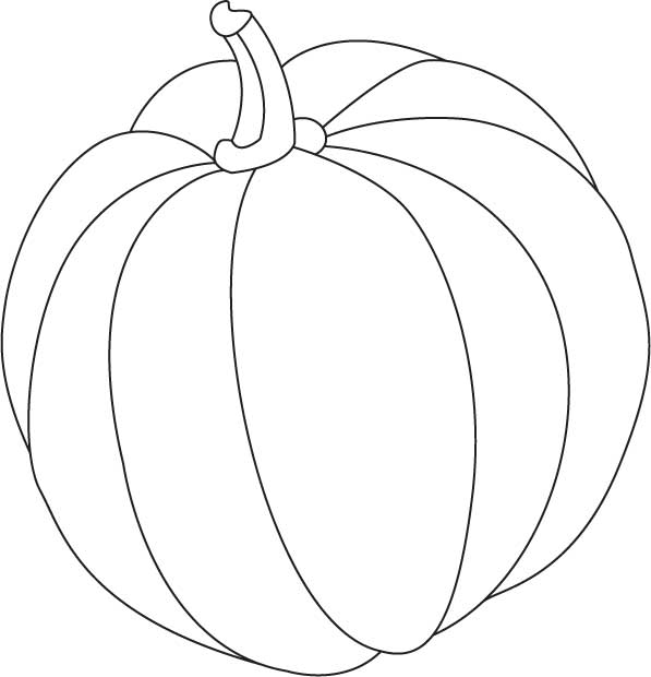 Coloring page: Pumpkin (Objects) #166861 - Free Printable Coloring Pages